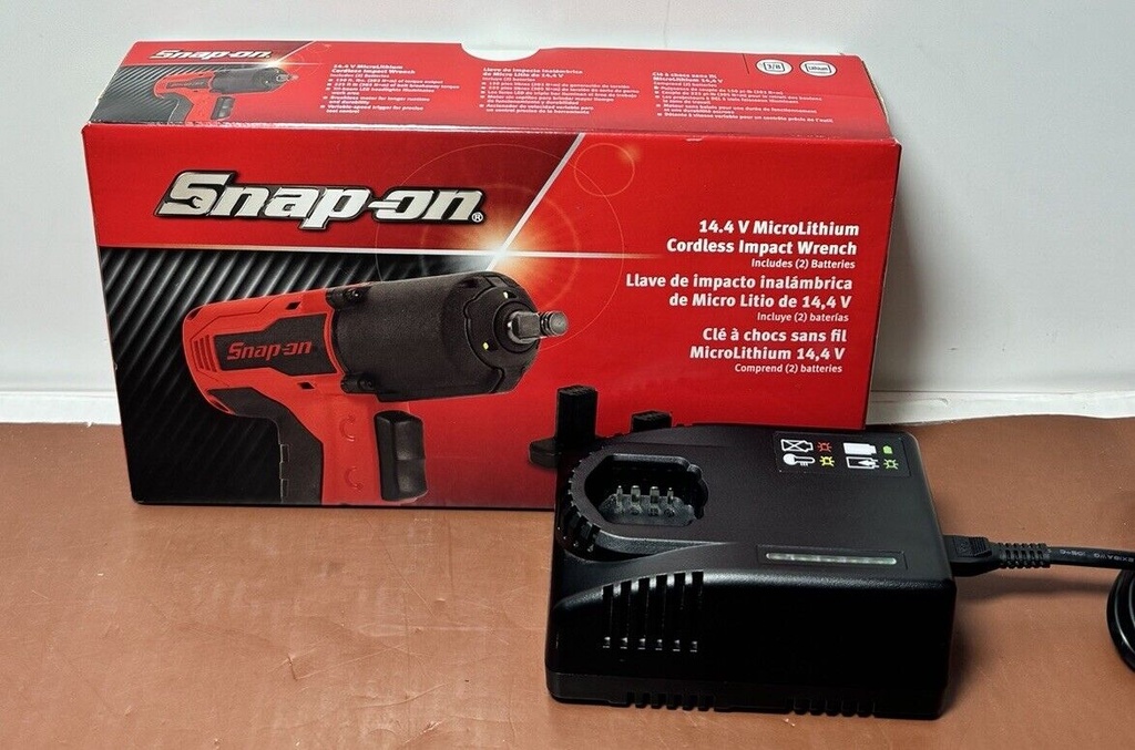 Snap-on 14.4V 3/8" Drive MicroLithium Cordless Impact Wrench CT861GW2 Green