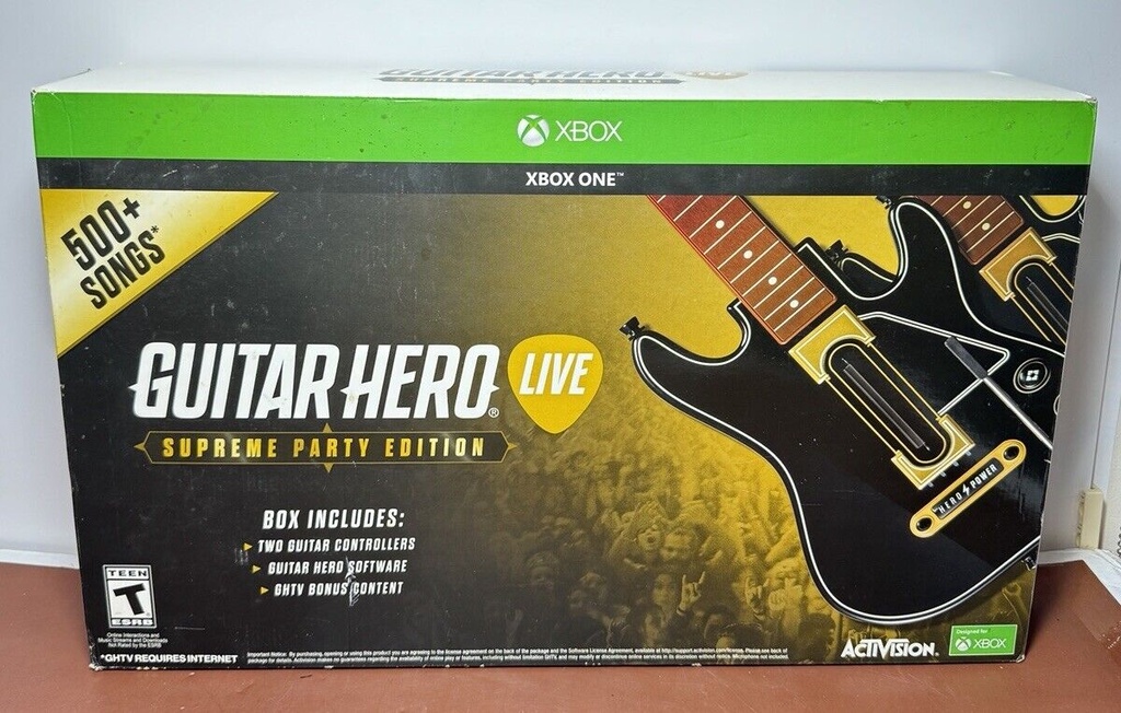 Guitar Hero: Supreme Party Edition (Xbox One, 2016) - *READ DESCRIPTION **