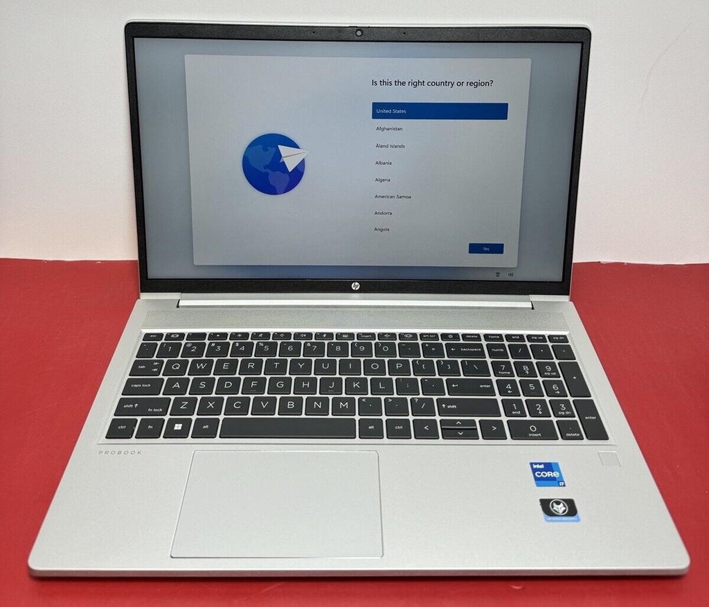 HP Probook 450 G9 15.6"  i7-1255U 16GB 512GB SSD *Minor Dents*