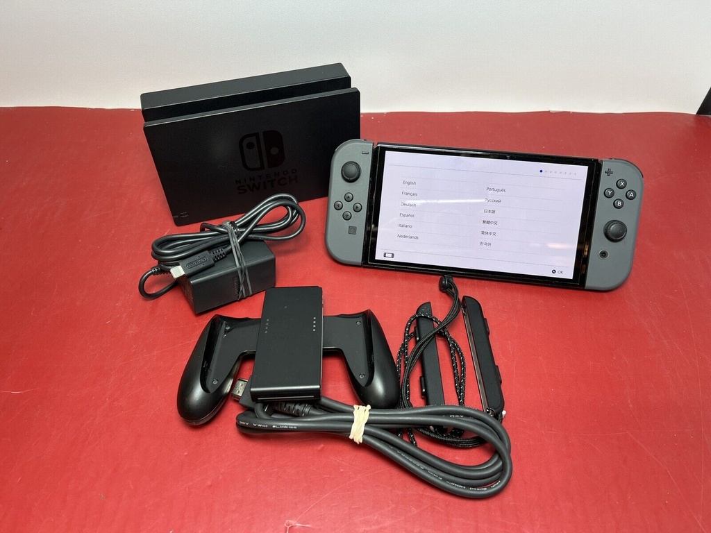 Nintendo Switch OLED 64gb Model HEG-001, Dock + 128GB SD Charger And Accessories