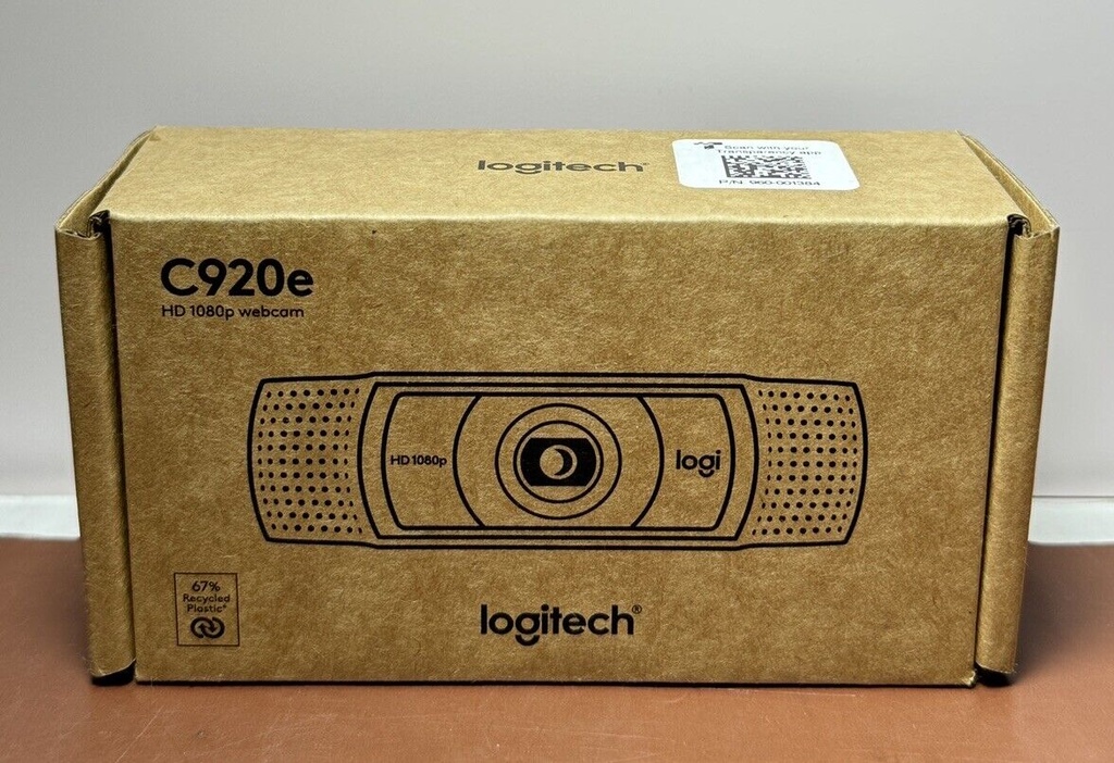 Logitech C920e HD 1080p Webcam 2 Megapixels Black, 960-001384 New Sealed