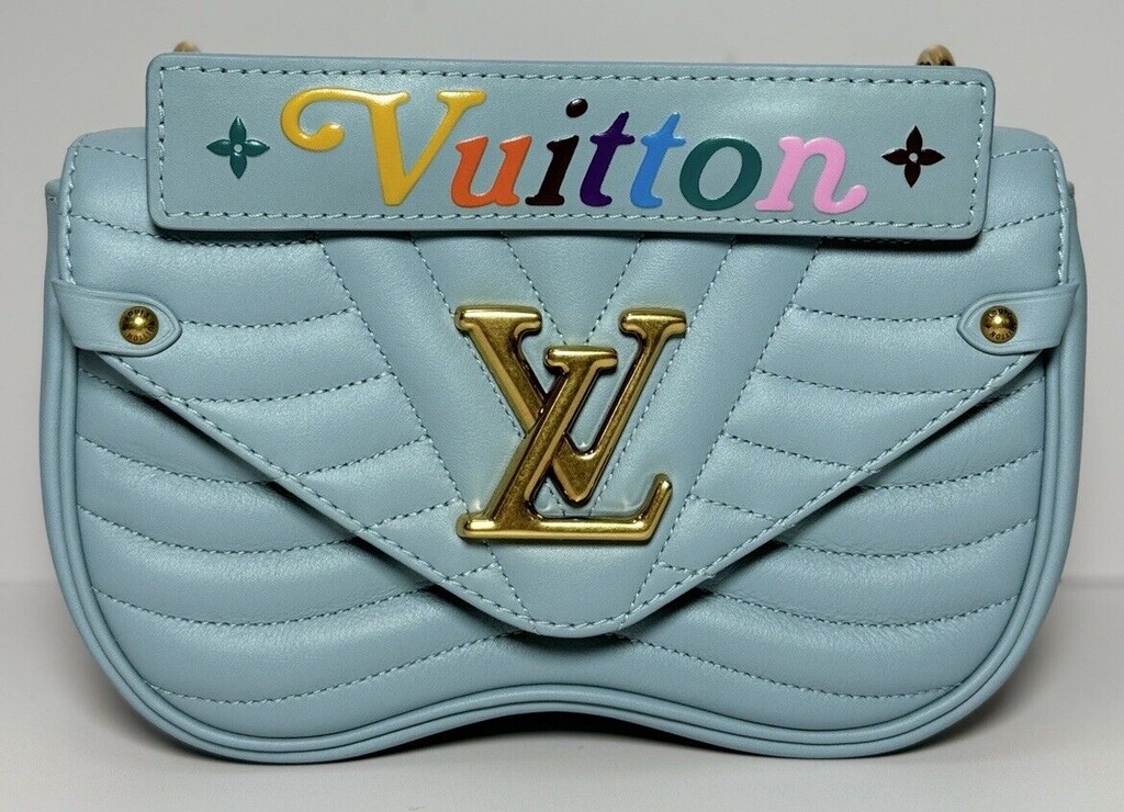 Louis Vuitton New Wave Chain Bag PM Bag Turquoise Blue Crossbody Bag