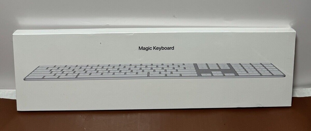 Apple Magic Keyboard w/Numeric Keypad Rechargeable A1843 MQ052LL/A New Sealed