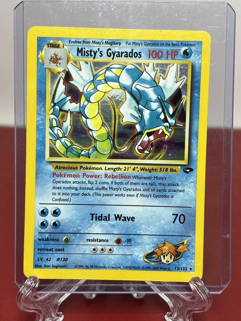 Misty's Gyarados - 13/132 (Gym Challenge) - Lp/Mp - Holo Rare