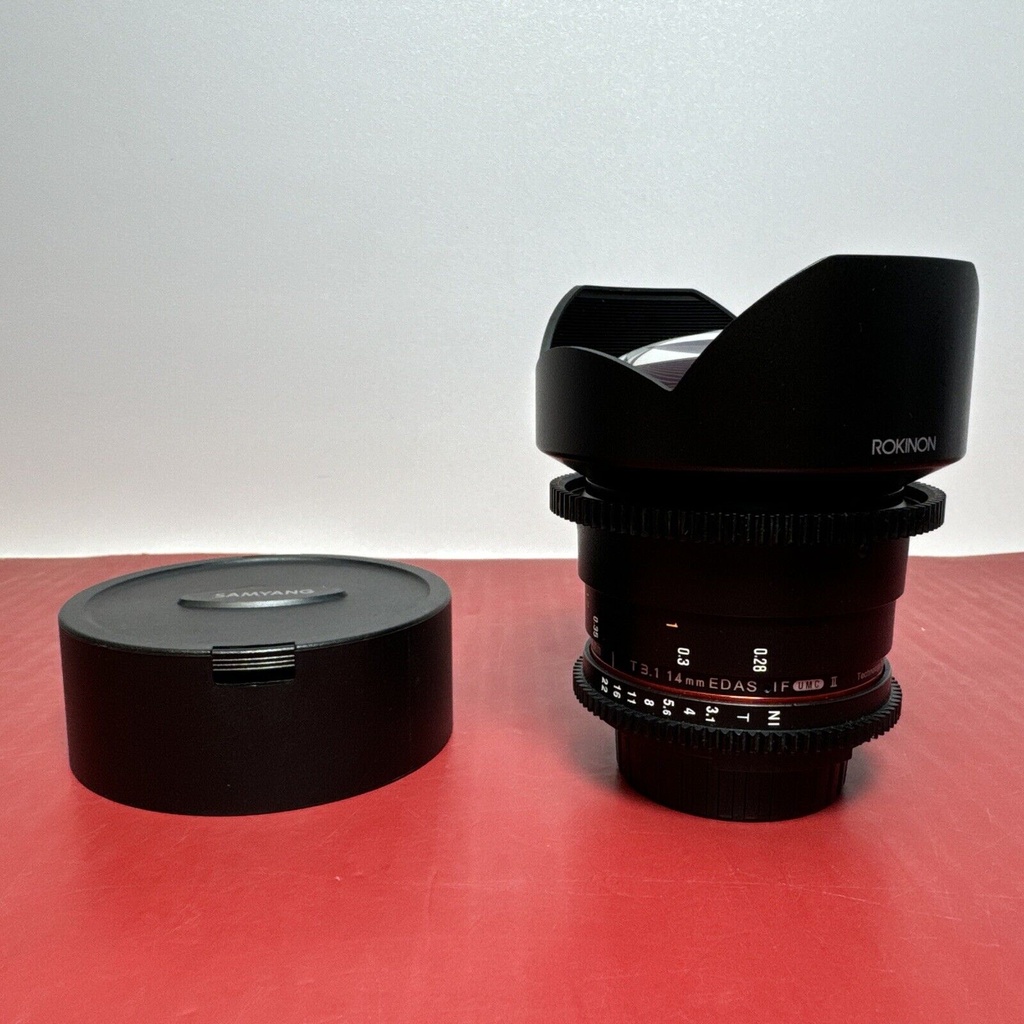 Rokinon 14mm T3.1 Cine DS Lens for NIKON FX  #DS14M