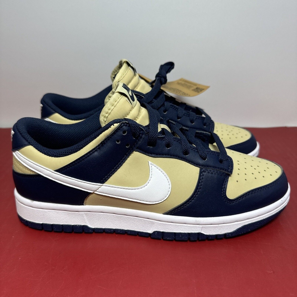 Nike Dunk Low Next Nature Midnight Navy Gold DD1873-401 Women's Sizes 9.5W