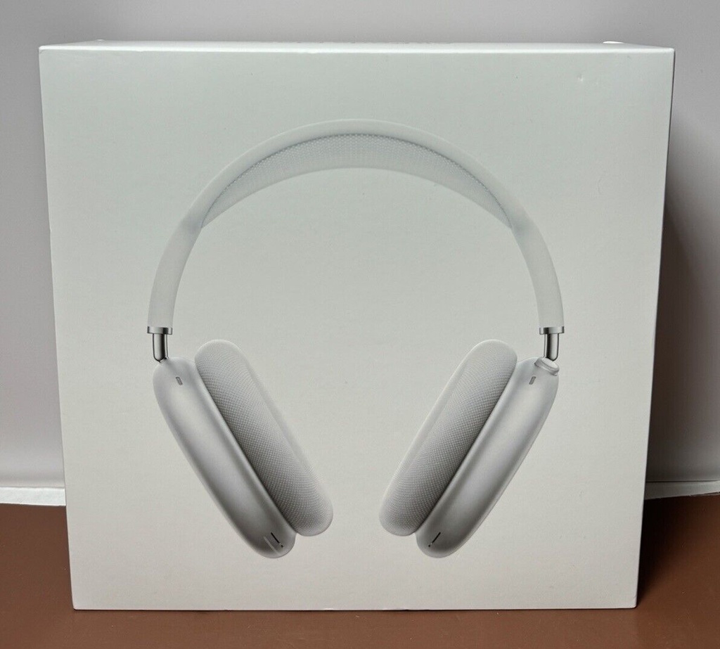 Apple - AirPods Max - Silver With White Headband A2096 - Open Box