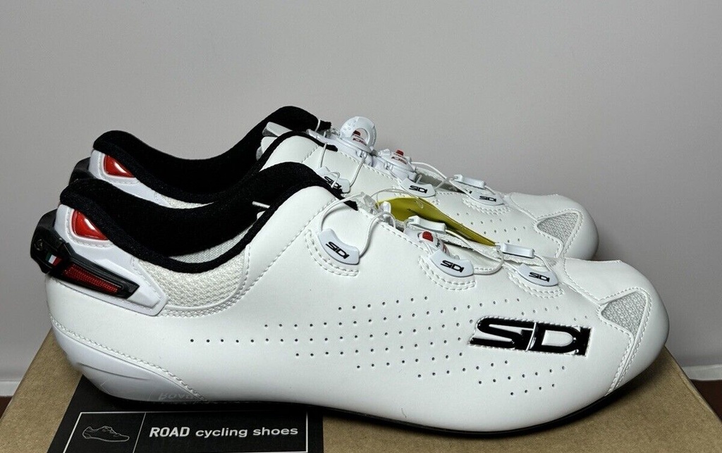 Sidi Men's Shot 2 Road Bicycle Shoes White/White EUR 44 / US 9.6