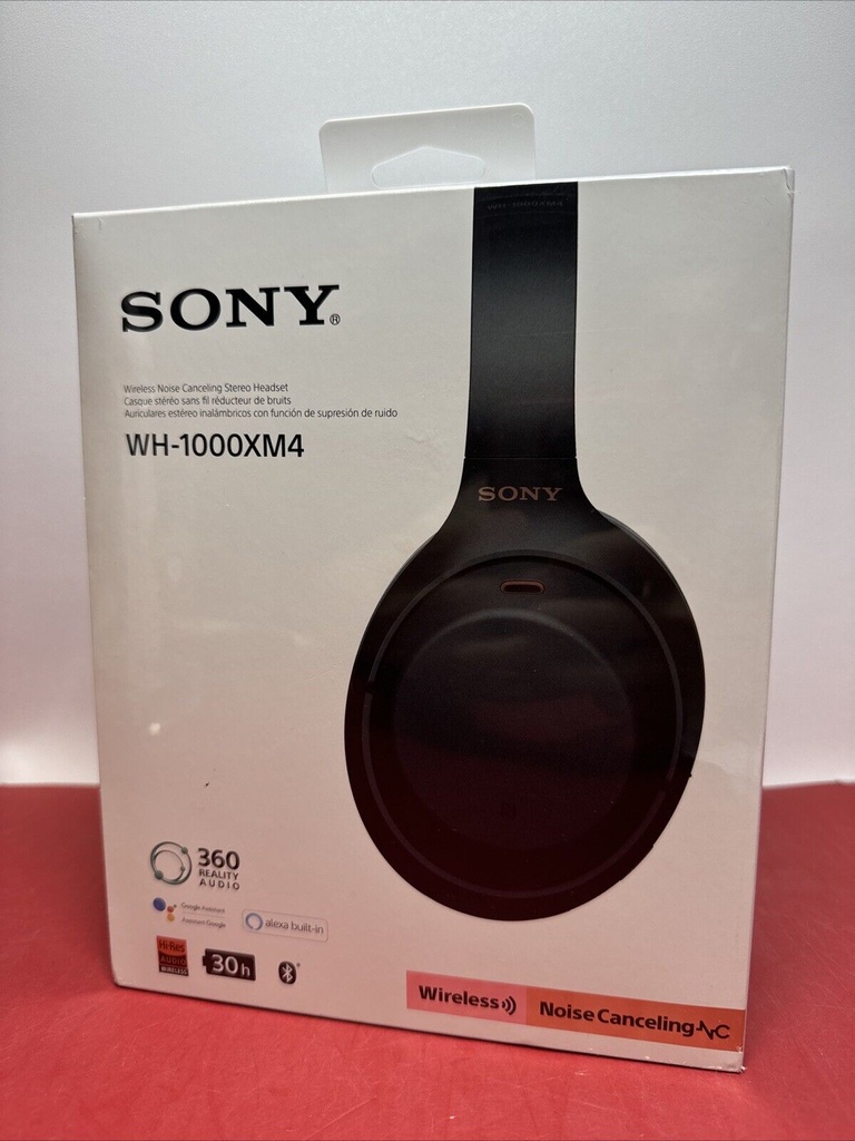 Sony WH-1000XM4 Wireless Premium Noise Canceling Overhead Headphones Black New!!