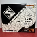 [I-1036] ASRock X670E Steel Legend AM5 AMD ATX Motherboard DDR5 PCIE 5.0X16 - New