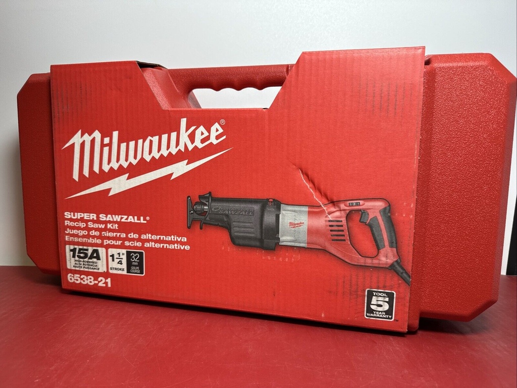 Milwaukee 6538-21 Super Sawzall Orbital Reciprocating Saw *New* FREE SHIPPING