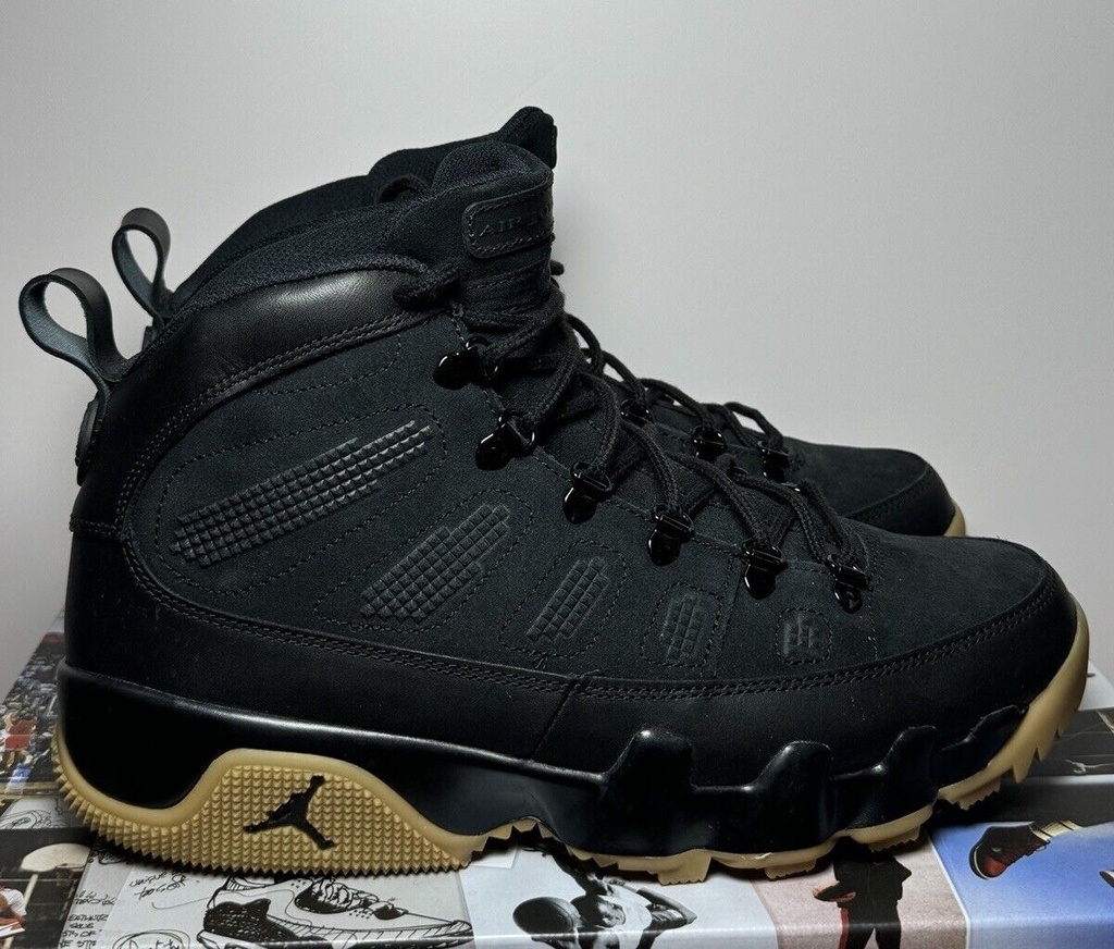 Air Jordan Retro 9 Boot NRG 'Black Light Gum' Men’s Size 11 -AR4491-025