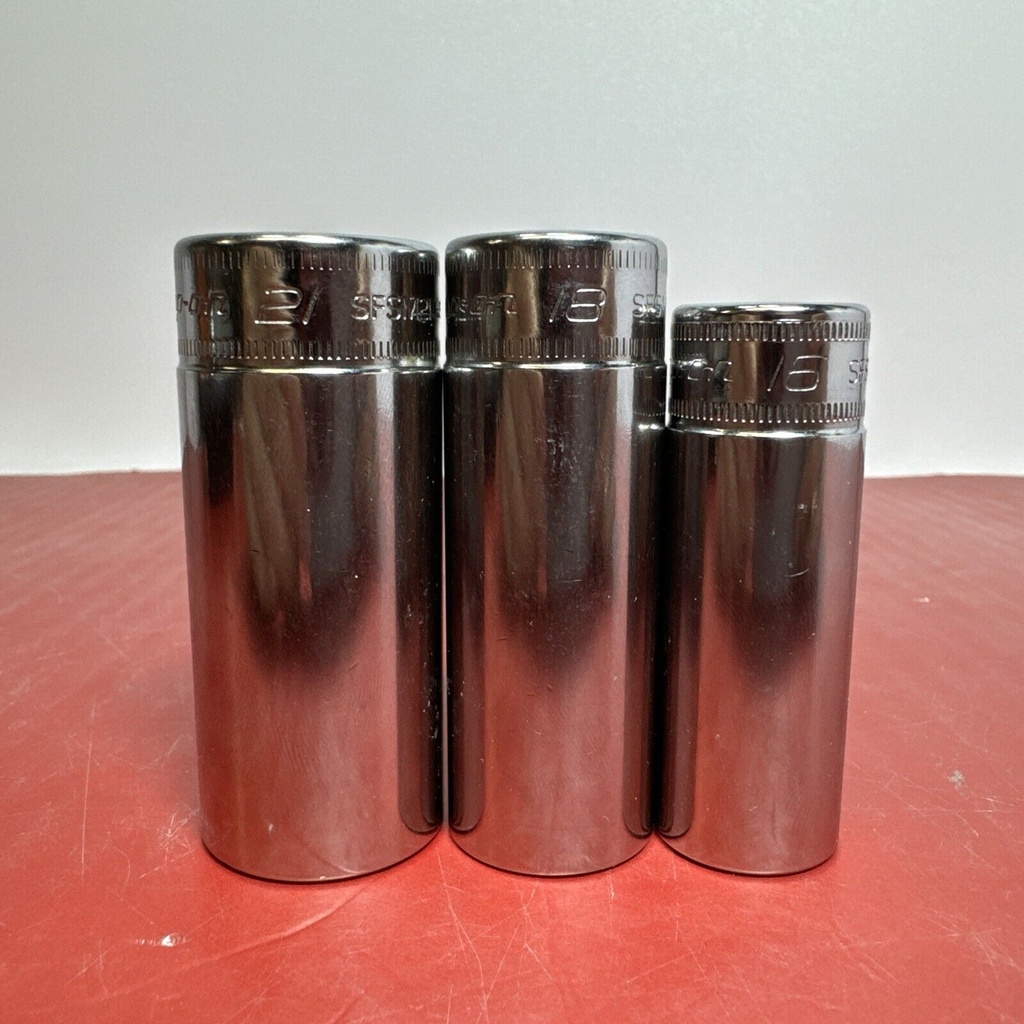 Snap-On SFSM21 18 16 Metric, 16.18.21, 3/8" drive, 6-pt Deep Flank Drive 3 x LOT