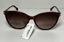 [2769-1] NEW Longchamp LO718S-601-56 BURGUNDY Sunglasses Havana Temples