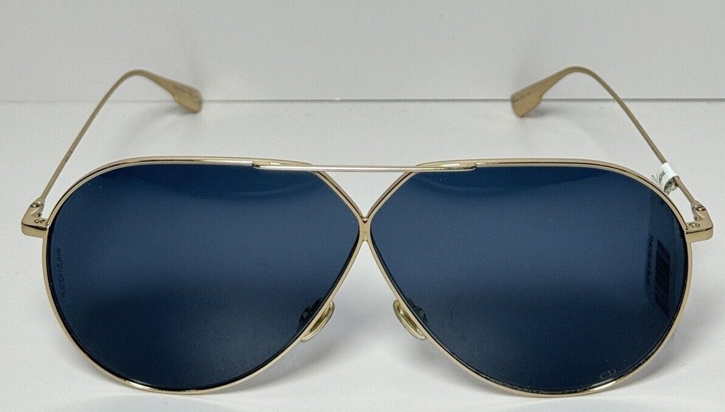 CHRISTIAN DIOR Goldtone Metal Aviator Stellaire3 Sunglasses J5GKU 65-01-145