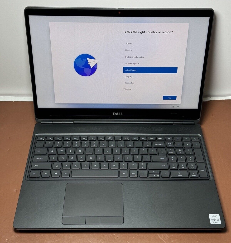 DELL Precision 7550 FHD Touch 15.6"  i7-10750H 32GB 512 GB SSD  Win 11 Pro