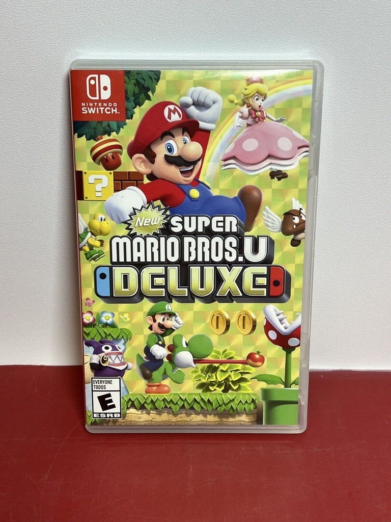 New Super Mario Bros. U Deluxe - Nintendo Switch (Original Case & Cartridge)