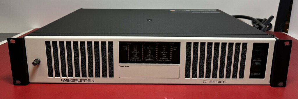 Lab Gruppen C 48:4 4-Channel Power Amplifier NomadLink Network Monitoring Tested