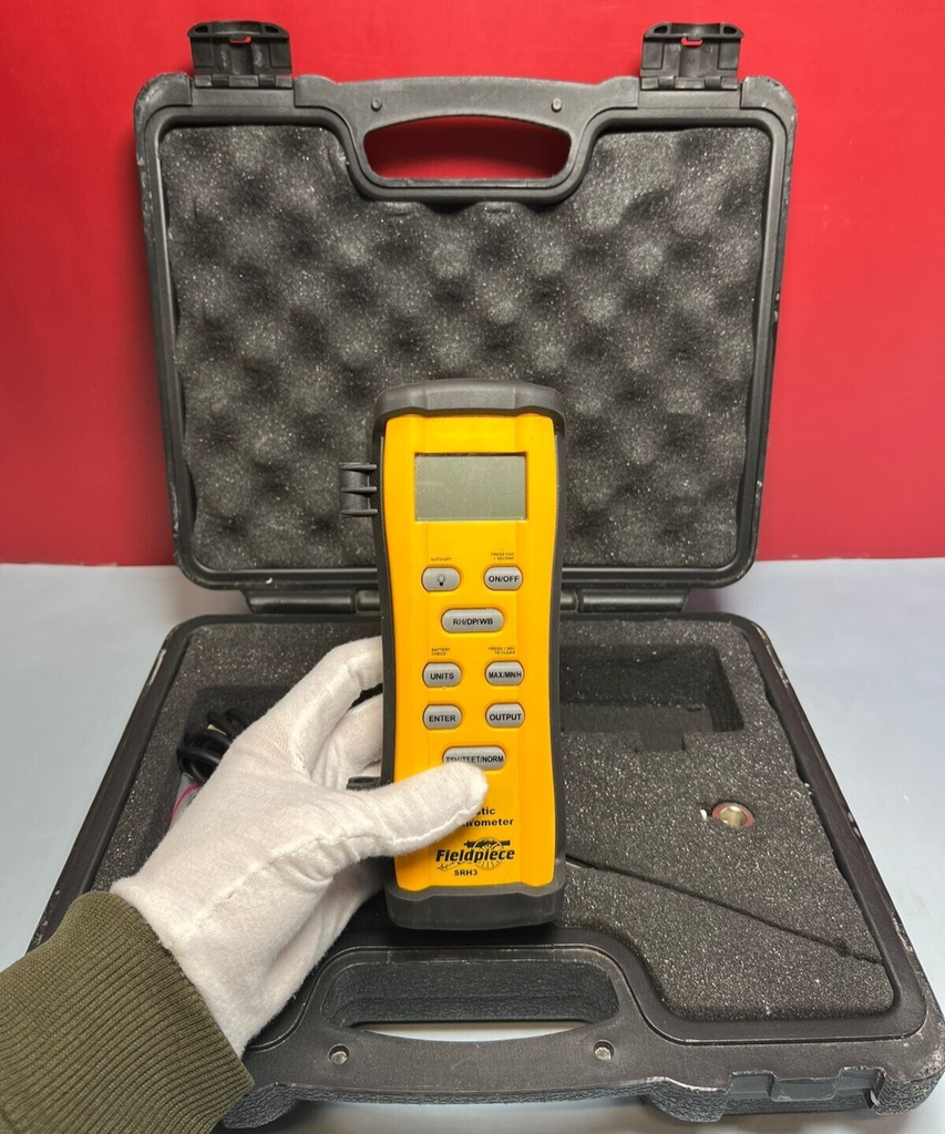 Fieldpiece In-Duct Diagnostic Psychrometer SRH3 w/ Case