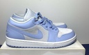 [5575-1] Nike Air Jordan 1 Low DC0774-050 Grey White Aluminum Blue Shoes - WMNS  S 10