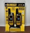 [7716-1, 7400-1] DEWALT DXFRS800 22-Channel Two Way Radio Walkie Talkies