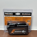 [7734-6] RIDGID 18V 6.0 Ah MAX Output Lithium-Ion Cordless Battery AC840060 - New Sealed