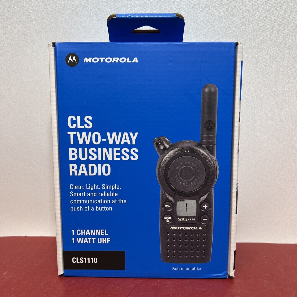 Motorola CLS1110 Business 2-Way Radio, Walkie Talkie 1 Chanel 1 Watt UHF