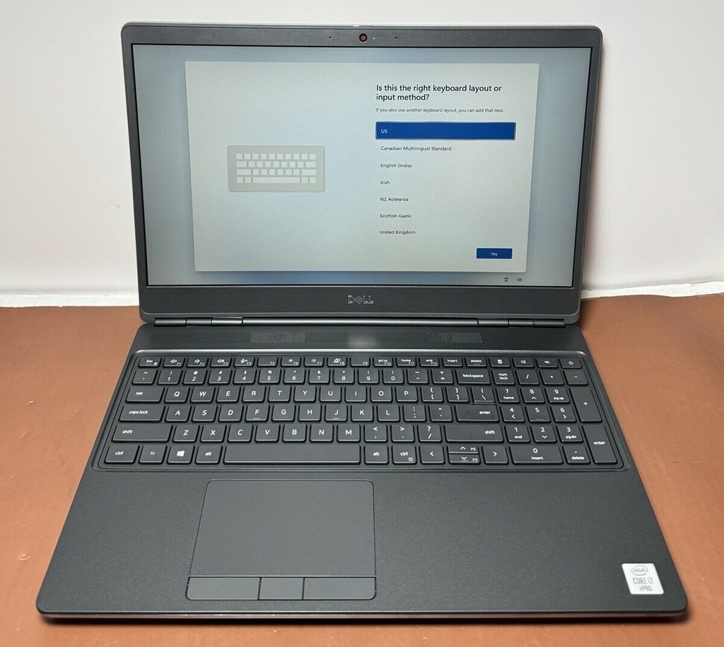 Dell Precision 7550 i7-10850H 32GB 512GB SSD  W11P  15.6" FHD