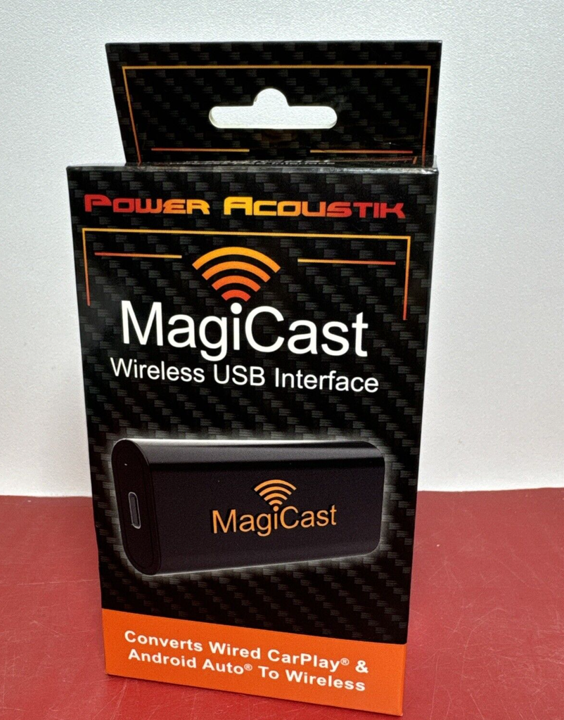 NEW Power Acoustik MAGICAST MC1 Wireless CarPlay / Android Auto USB Interface