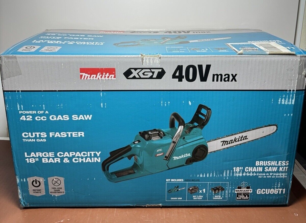 Makita 40V max XGT 18 Inch Chainsaw (GCU06T1)