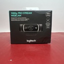 [7838-2] NEW - Logitech 1080p Pro Stream Webcam for HD Streaming - Free Ship!