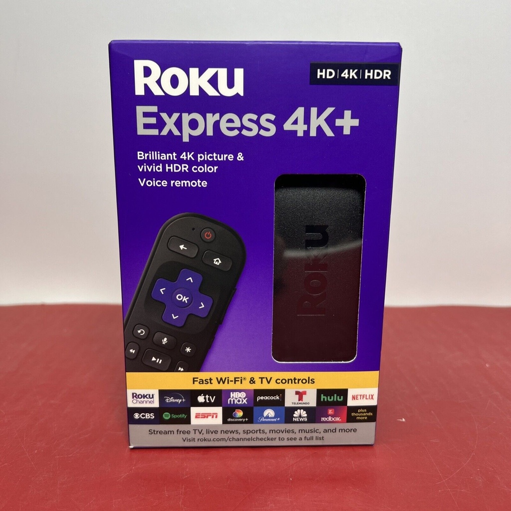 Roku Express 4K+ 3941R HDR Media Streamer New Sealed