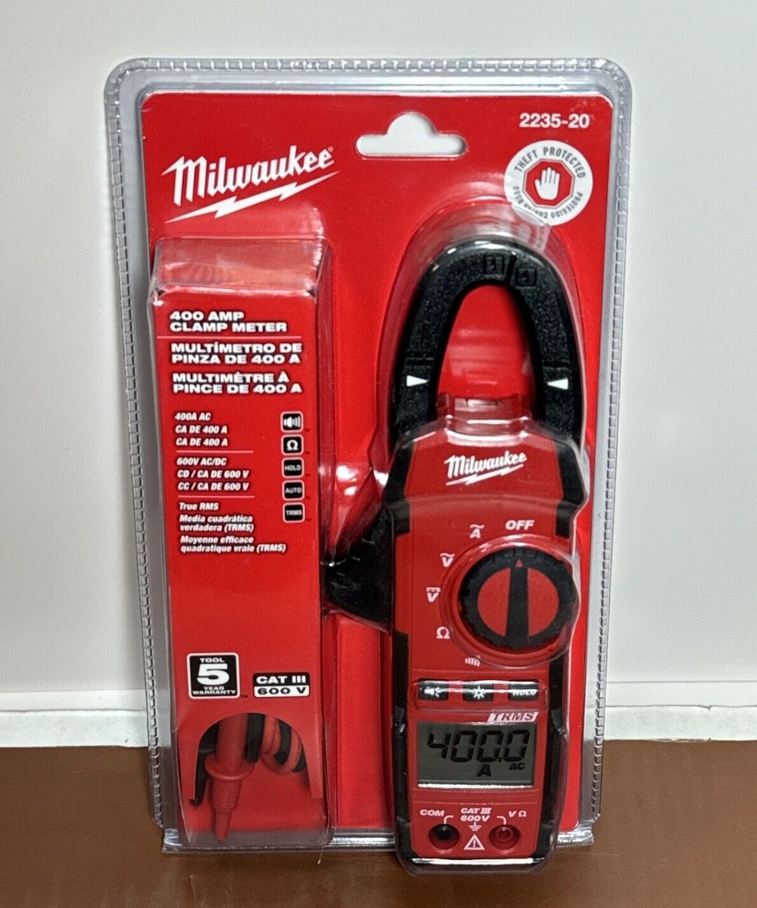 New Milwaukee 2235-20 Amp Clamp Meter 223520