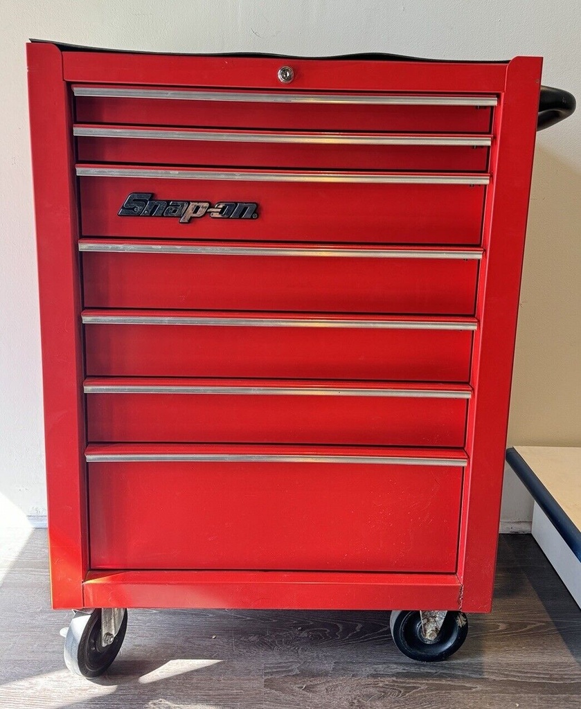 Snap-on 26" Seven-Drawer Roll Cab Tool Storage Cabinet Red - KRA2007FPBO