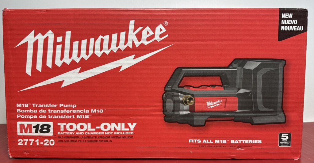 Milwaukee 2771-20 M18 Transfer Pump (Tool Only)