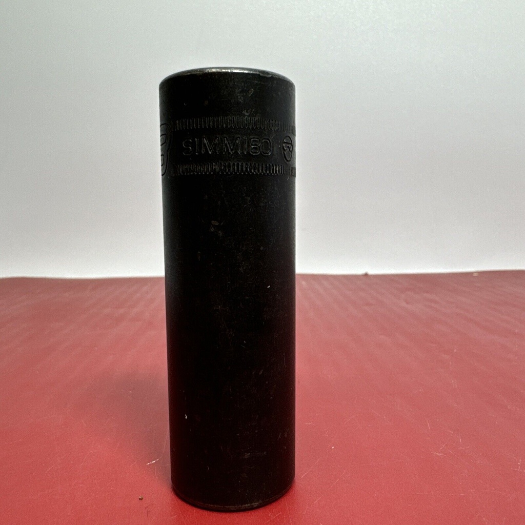 Snap-On 1/2 Drive 6pt  Flank drive 18mm Metric Deep Impact Socket SIMM180A