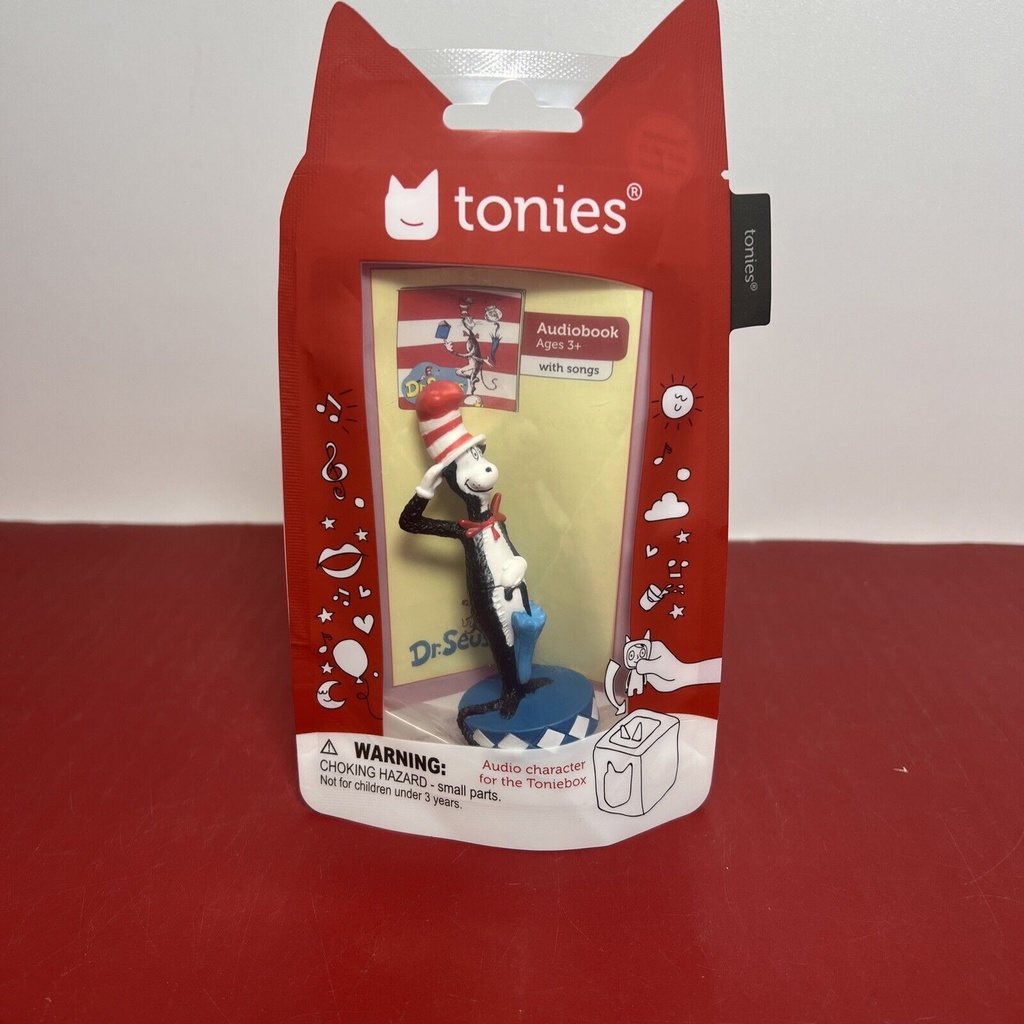 Tonies Dr. Seuss Character The Cat In The Hat Toniebox Audiobook Figurine  NEW