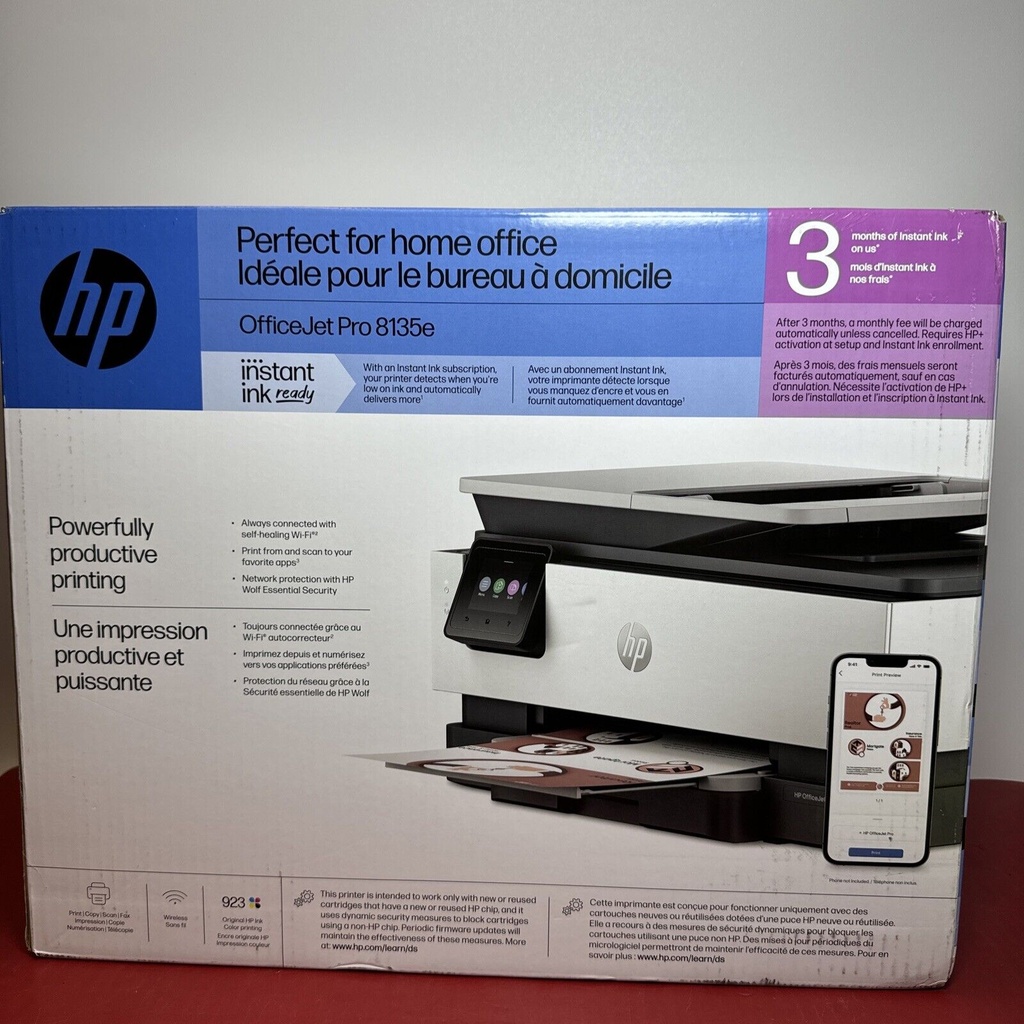 HP Officejet Pro 8135e Inkjet Multifunction Printer 40Q35AB1H