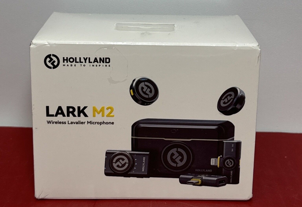 New Hollyland Lark M2 Wireless Lavalier Microphone for Camera PC Laptop Phones