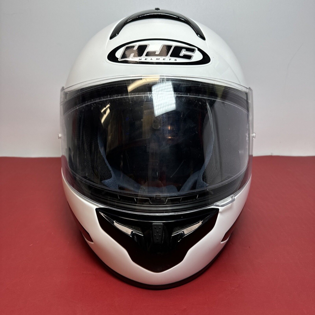 HJC CL-16 White Motorcycle Helmet Medium DOT Snell Approved