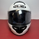 [7966-3] HJC CL-16 White Motorcycle Helmet Medium DOT Snell Approved