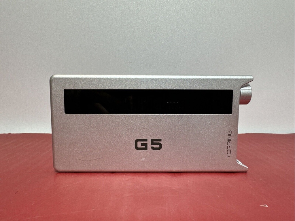 TOPPING G5 Portable DAC AMP LDAC Hi-res Audio USB Bluetooth AUX Input Silver