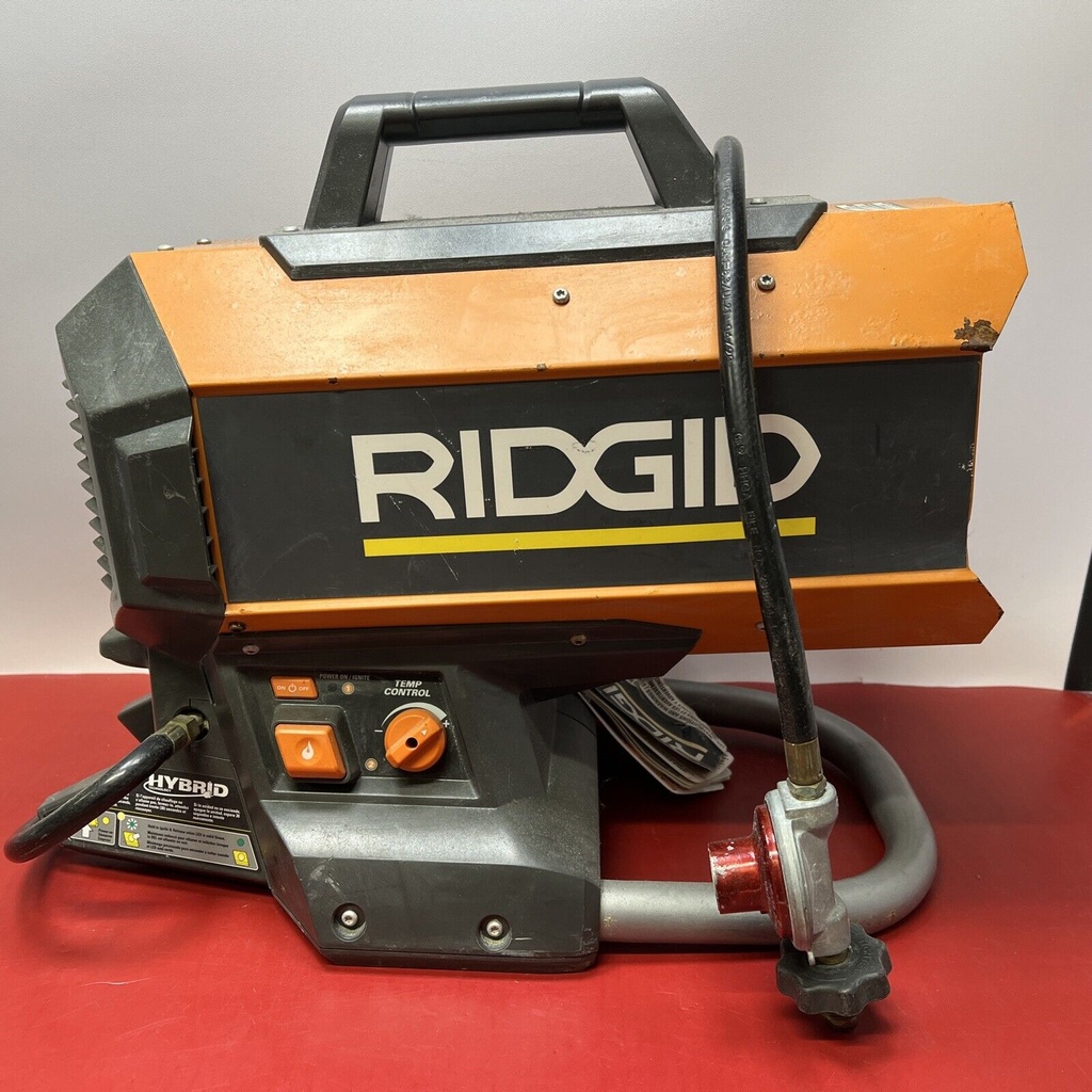 Ridgid 18-Volt Hybrid Forced Air Propane Portable Heater R8604242 (Heater Only)