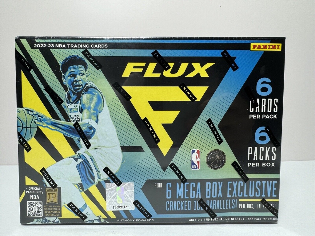 2022/23 Panini Flux Basketball 6-Pack Mega Box Sealed Factory