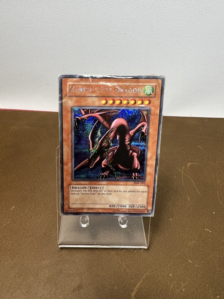 Yu-Gi-Oh TCG Harpie's Pet Dragon Forbidden Memories PS Promo - FMR-002 ~ DAMAGED