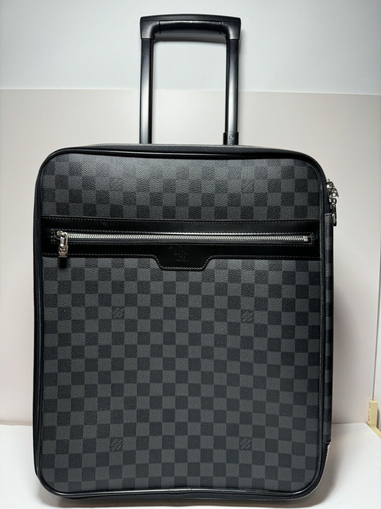 Louis Vuitton Business Pegase Luggage Damier Graphite 45 Black