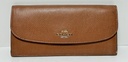 [8066-3] Coach Saddle Brown Leather Wallet F52689