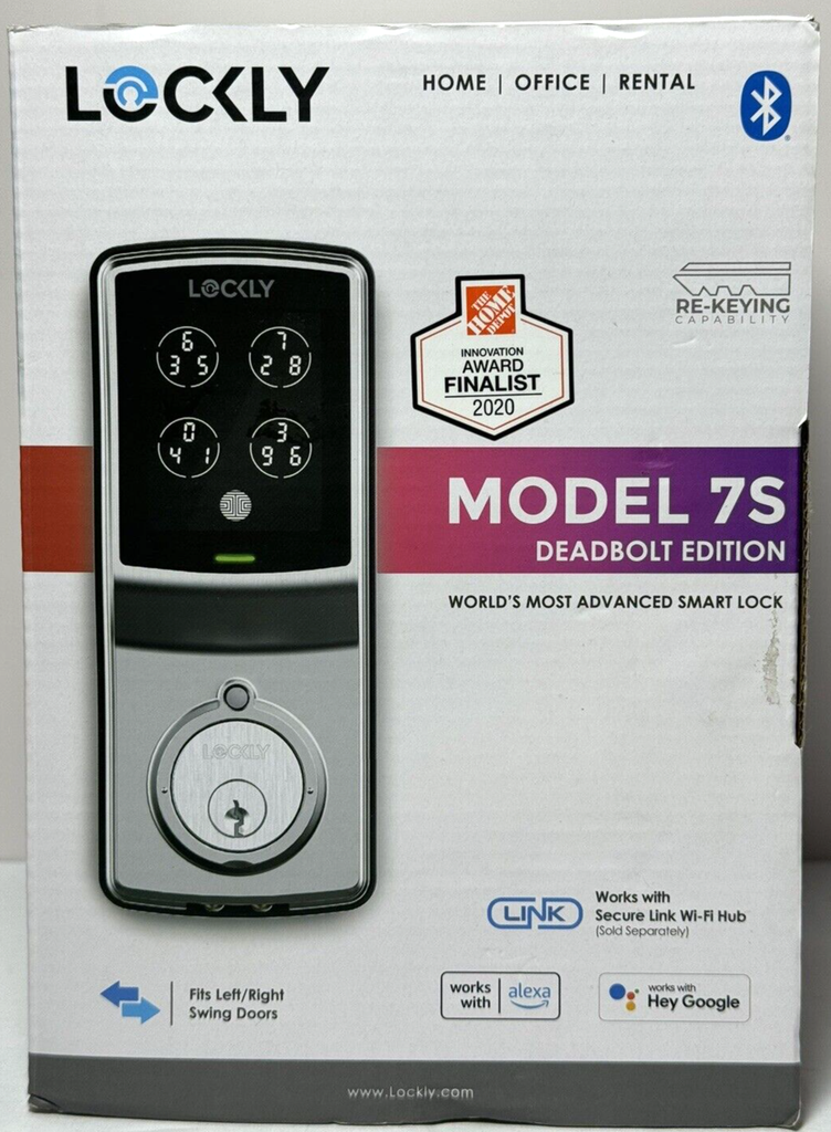 Lockly Model 7S Deadbolt Edition PGD7SSN - Open Box