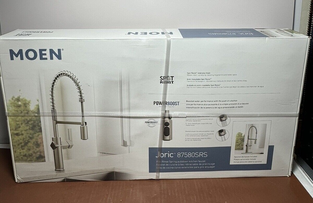 Brand New - MOEN Faucet JORIC 87580SRS Stainless