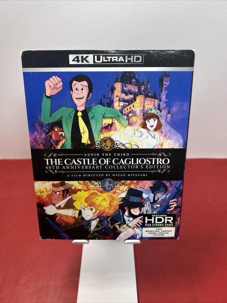 Lupin The Third: The Castle of Cagliostro 4k UHD Collector's Edition Like New